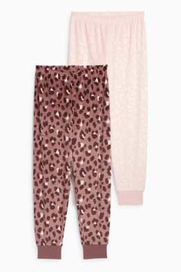 Multipack 2 perechi - pantaloni de pijama - bumbac organic