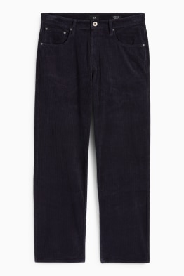 Pantaloni din catifea reiată - relaxed fit