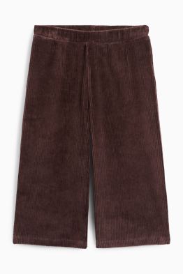 Pantaloni din catifea reiată