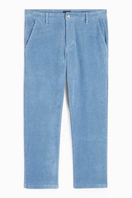 Chino din catifea reiată - regular fit