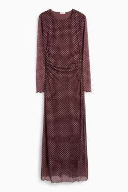 Rochie din plasă - cu buline