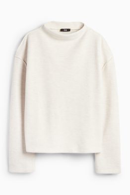Sweatshirt - ribbed