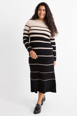 Rochie fit & flare - reiată - cu dungi