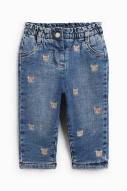 Ursuleț - jeans bebeluși - jeans termoizolanți