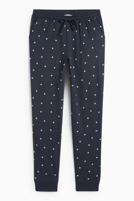 Pantaloni de pijama - cu flori