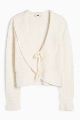 Gilet en maille - finition texturée