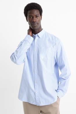 Shirt - regular fit - button-down collar