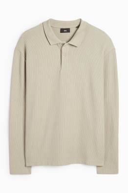 Tricou polo - regular fit - structurat