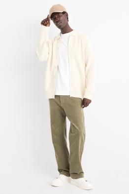 Chino din catifea reiată - regular fit