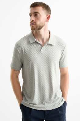 Tricou polo - regular fit - structurat