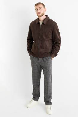 Chino - tapered fit - în carouri