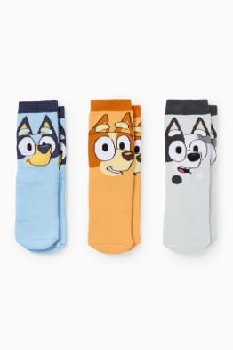 Multipack 3 perechi - Bluey - șosete călduroase cu motive
