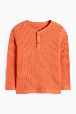 Tricou henley - structurat