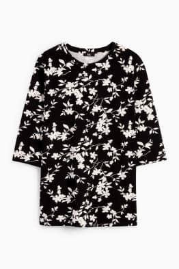 Tricou - LYCRA® - cu flori