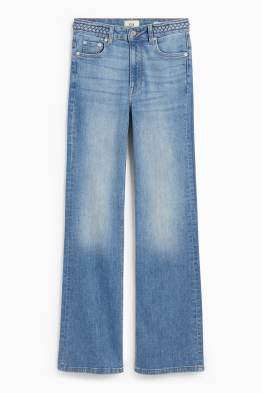 Flared jeans - talie medie - LYCRA®