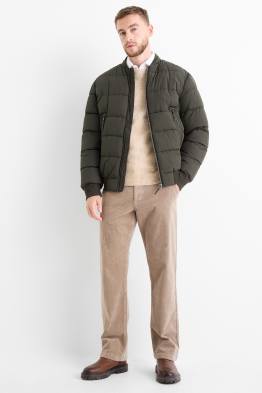 Chino din catifea reiată - regular fit