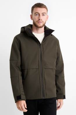 Geacă softshell - căptușită - rezistentă la apă - 4 Way Stretch
