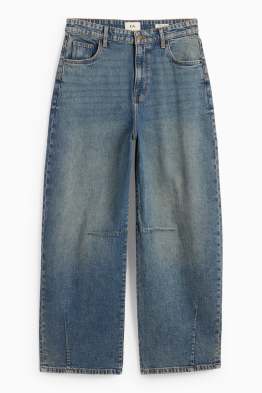 Balloon jeans - talie medie