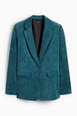 Blazer lungo in velluto - regular fit