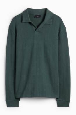 Tricou polo - relaxed fit - structurat