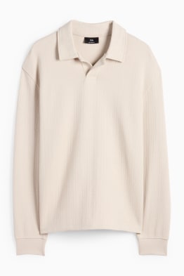 Tricou polo - relaxed fit - structurat