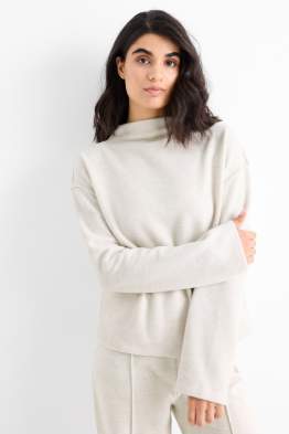 Sweatshirt - ribbed