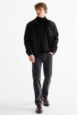 Pantaloni din catifea reiată - regular fit