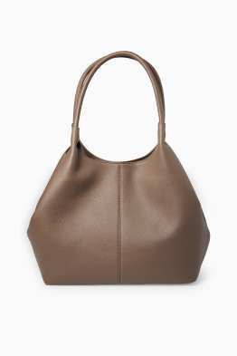 Velká kabelka shopper - imitace kůže