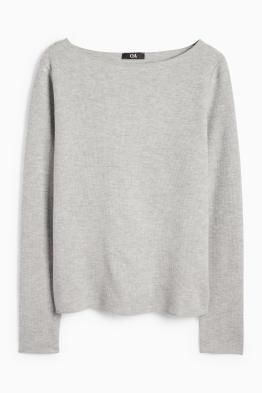 Tricou cu mânecă lungă - regular fit - reiat