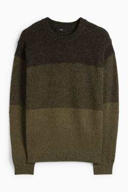 Jumper - striped - textured