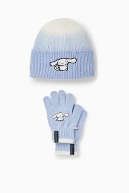 Cinnamoroll - set - căciulă și mănuși - 2 piese