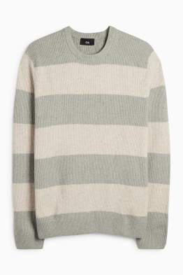 Jumper - ribbed - striped