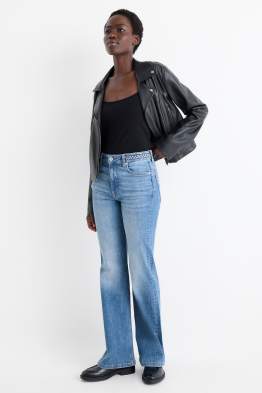 Flared jeans - talie medie - LYCRA®