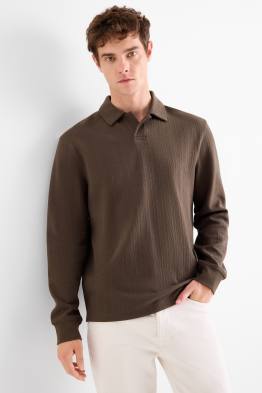 Tricou polo - relaxed fit - structurat