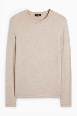 Tričko s dlouhým rukávem - slim fit