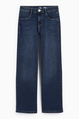 Wide leg jeans