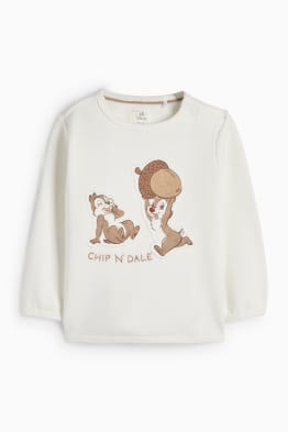 Chip și Dale - bluză de molton bebeluși - căptușită cu pluș