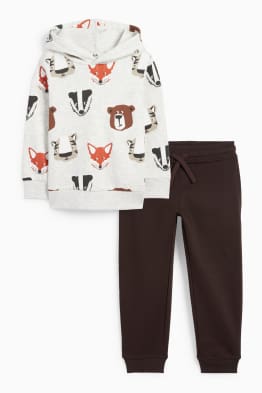 Animale sălbatice - set - hanorac și pantaloni de trening - 2 piese