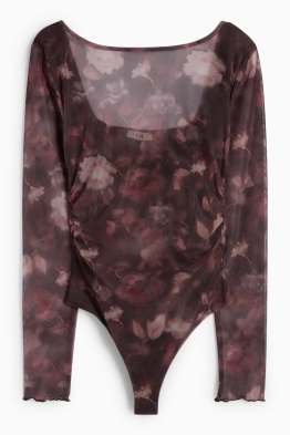 Body - tulle - a fiori