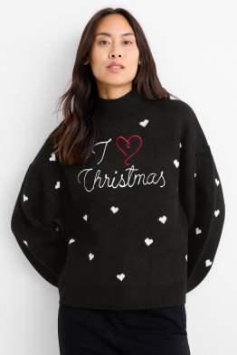 Pulover cu motive de Crăciun - I Love Christmas