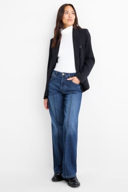 Wide leg jeans - talie înaltă