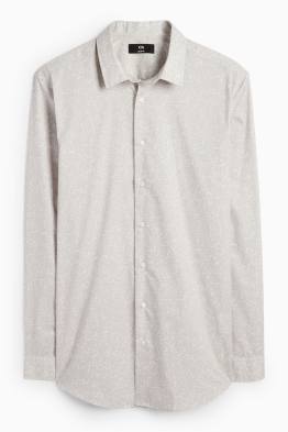 Cămașă office - slim fit - guler Kent - cu model