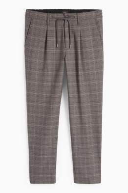 Chino - tapered fit - în carouri