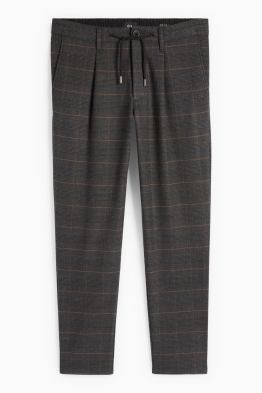 Chino - tapered fit - în carouri
