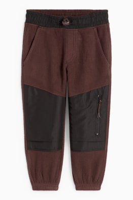 Pantaloni de trening cargo din fleece
