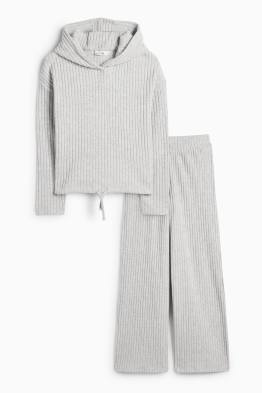 Set - hanorac și pantaloni de trening - 2 piese
