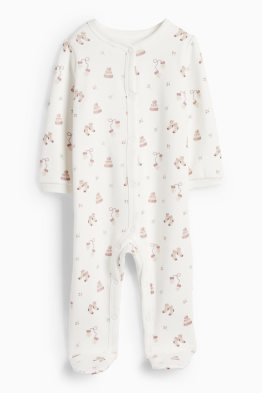 Căciulă și mănuși - pijama salopetă bebeluși
