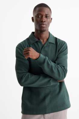 Tricou polo - relaxed fit - structurat