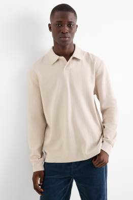 Tricou polo - relaxed fit - structurat