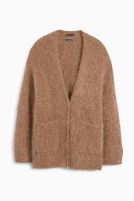 Cardigan tricotat - amestec de alpaca